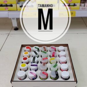 Organizador para 25 corantes